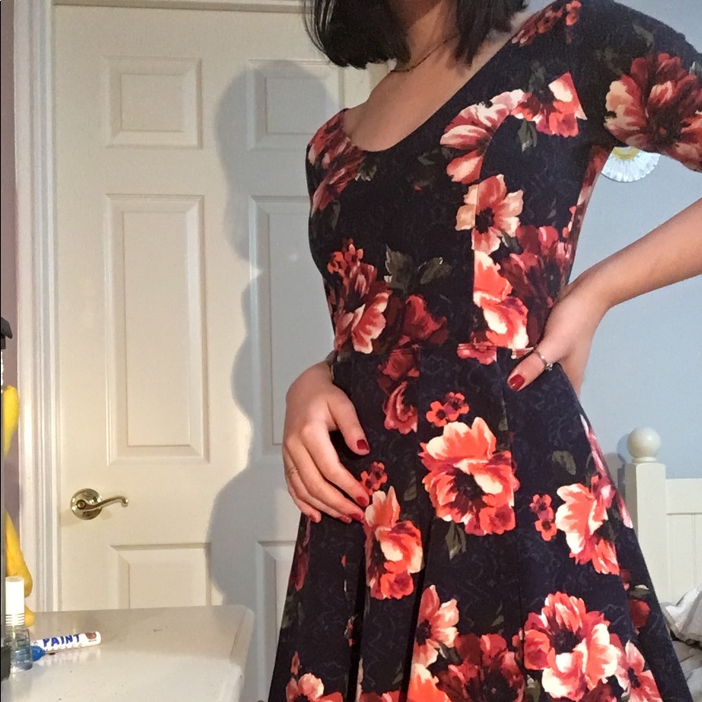 Short floral dress